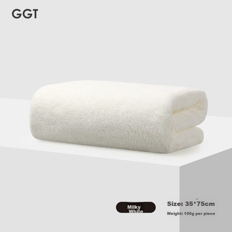 GGT Japanese Snowflake Velvet Soft Towel, Face Towel for Home Use, Face Towel fo...