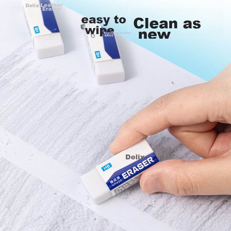 Deli 45 HB Erasers, Dust-Gathering Easy-To Student Exam Art Drawing Sketch Erase...