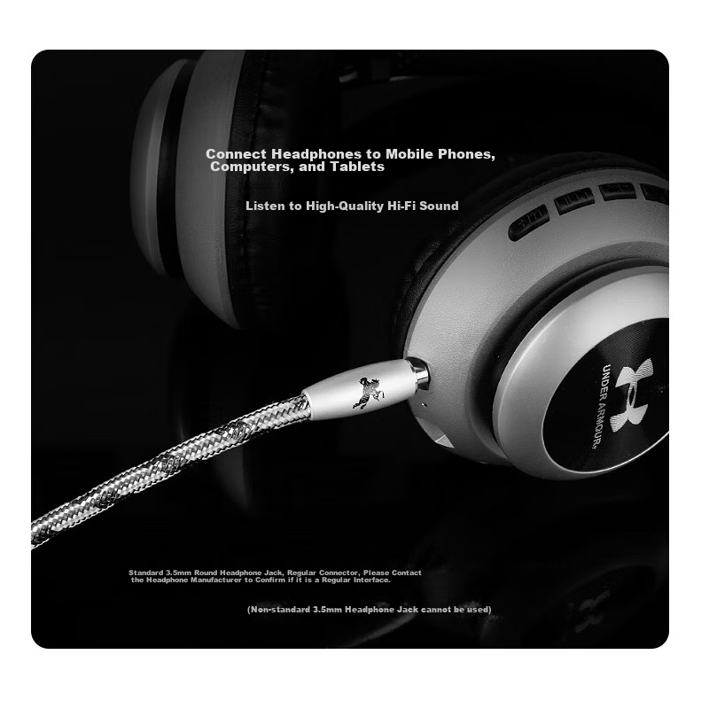 IMPETO European Imported 3.5mm Audio Cable Single Crystal Copper AUX Male to Mal...