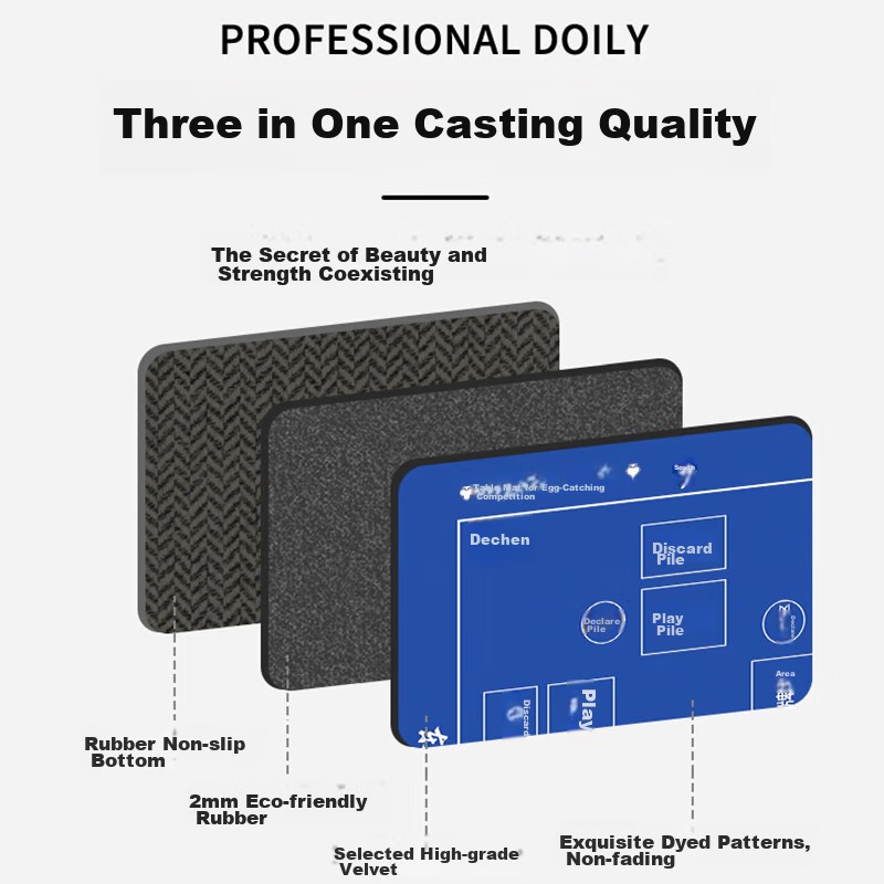 Dechen Guandan Specialized Tablecloth, Competition Table Mat, Card Room Guandan,...