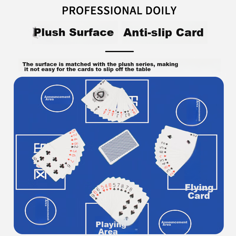 Dechen Guandan Specialized Tablecloth, Competition Table Mat, Card Room Guandan,...