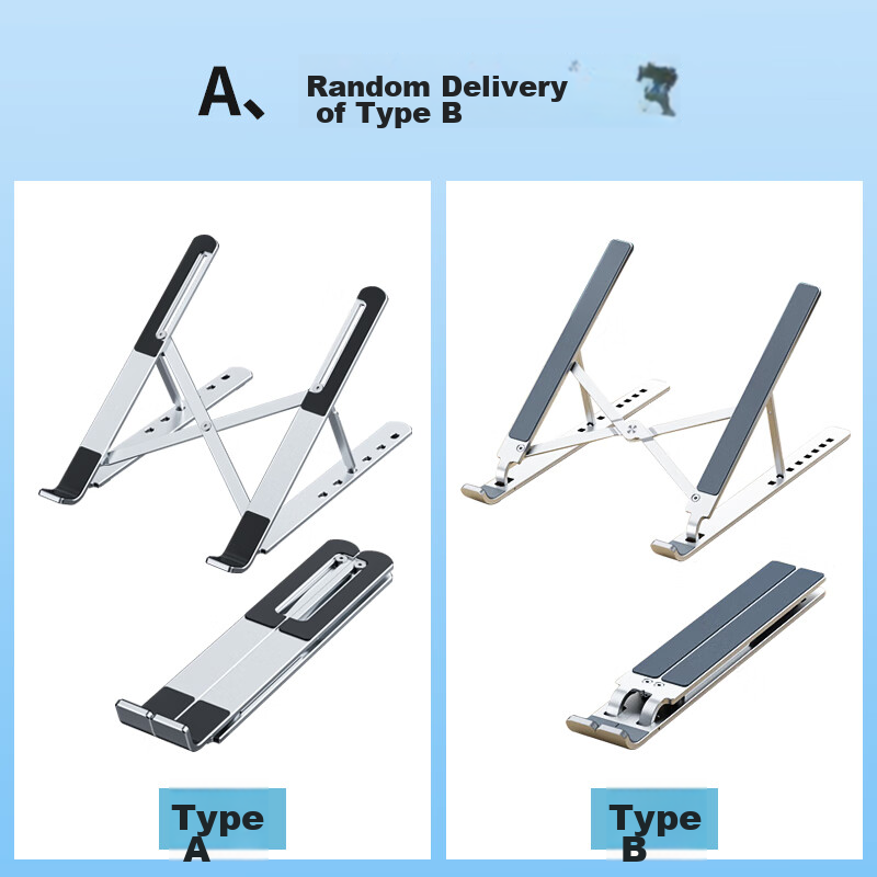 HAILE Laptop Stand, Cooling Stand, Aluminum Alloy Portable Folding Adjustable He...