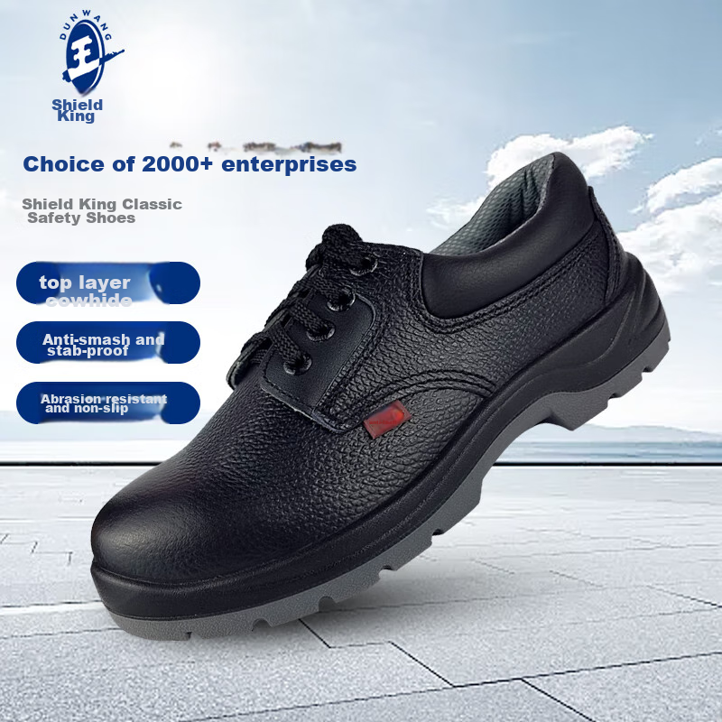 Dunwang Anti-Smashing And Puncture-Resistant Safety Shoes for Men, Steel Toe Cap...