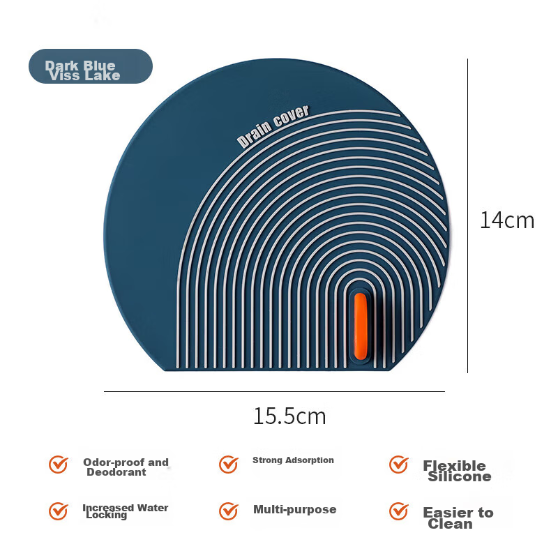 JAJALIN Drain Cover, Anti-Backflow, Anti-Insect Device, Bathroom Mat, Anti-Odor,...