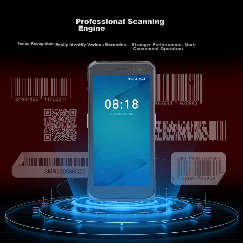 IDataT1 Collector, PDA Handheld Data Terminal, Industrial Smartphone ERP, Debang...