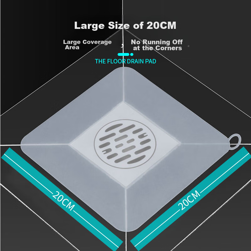 JAJALIN Drain Cover, Kitchen And Bathroom Anti-Odor Drain Cover, Drain Mat, Sewe...