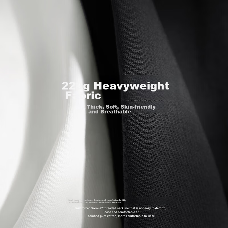 GLM Long-Sleeve T-Shirt for Men, Autumn Heavyweight Pure Cotton Undershirt, Tren...