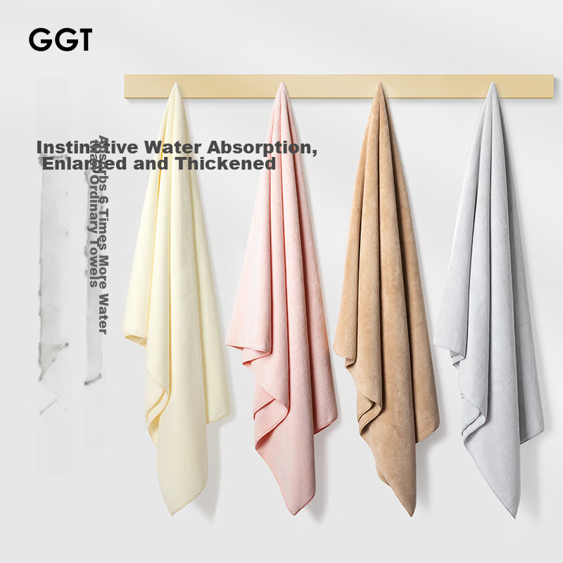 GGT Japanese Bath Towel for Men, Quick-Drying Absorbent Large Bath Towel, Adult...