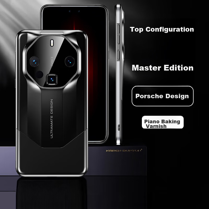 IM-CHEN [Metal Baked Paint Porsche] Phone Case for Huawei Mate 60 RS, Extraordin...