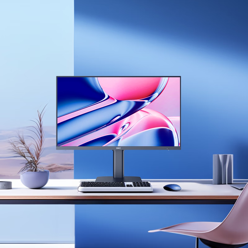 HKC 27-inch 4K Ultra HD IPS HDR400 Rotatable Height Adjustable Low Blue Light Fl...