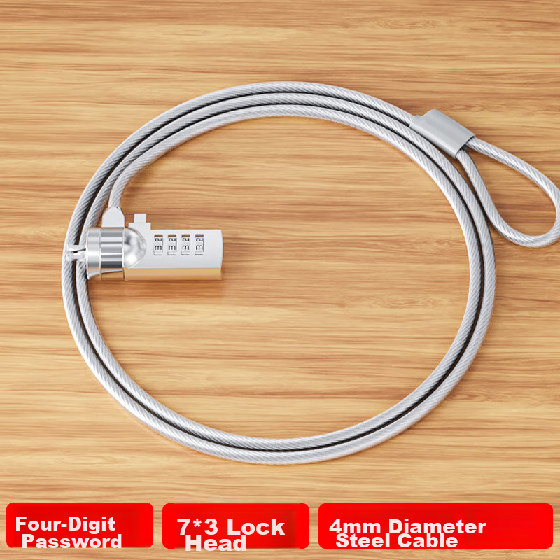 HAILE Laptop Lock, Anti-Theft Security Password Lock, Standard Lock Hole, Compat...