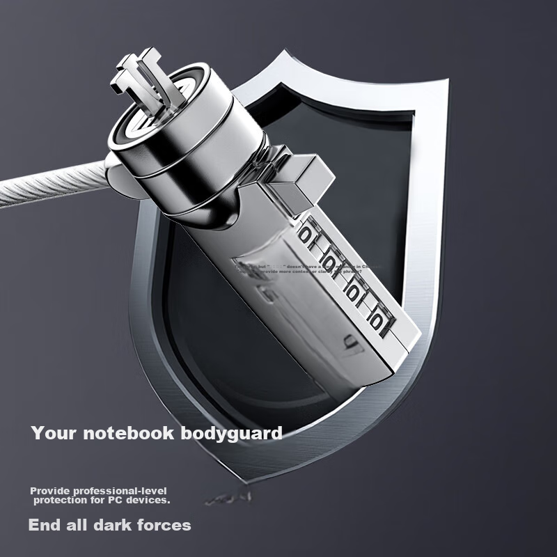 HAILE Laptop Lock, Anti-Theft Security Password Lock, Standard Lock Hole, Compat...