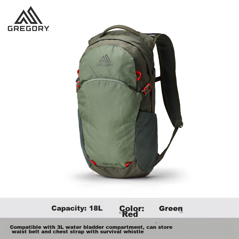 GREGORY Nano Hiking Backpack, Trekking Bag, Commuter Lightweight Summit Pack, Sh...