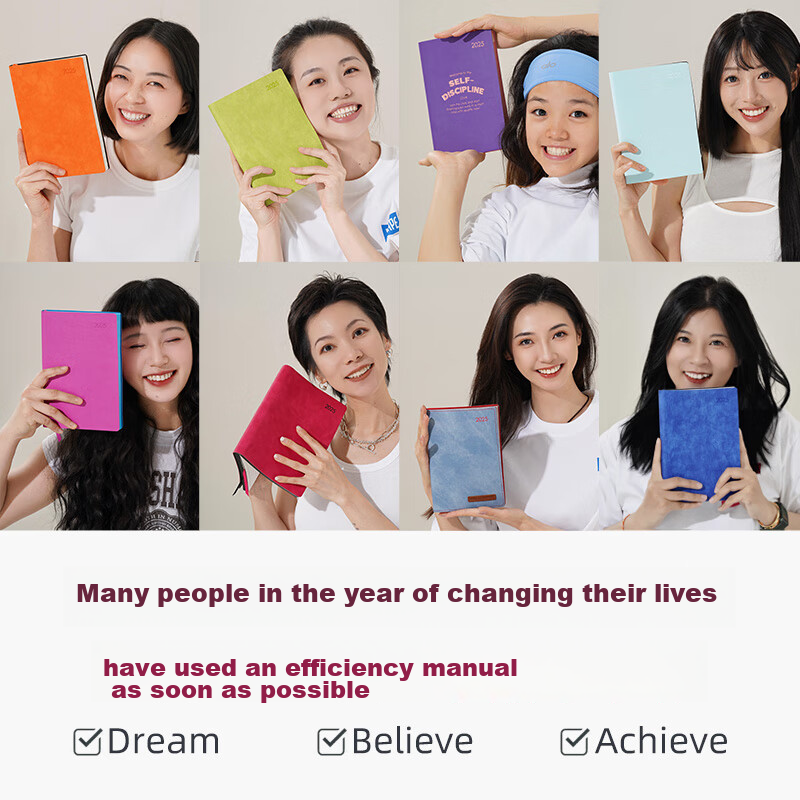 2025 Pocket Efficiency Manual Portable Notebook High Value Exquisite Self-discip...