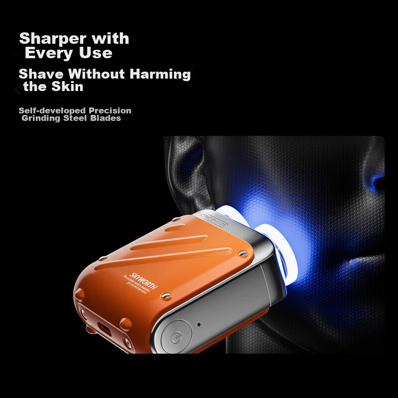 Skyworth Travel Electric Shaver for Men, Mini Portable Razor, Clean Shave, Water...