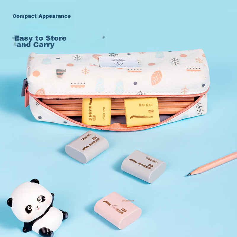 Deli 36 Soft Student Erasers, Multi-Color Exam Stationery for Middle School And...