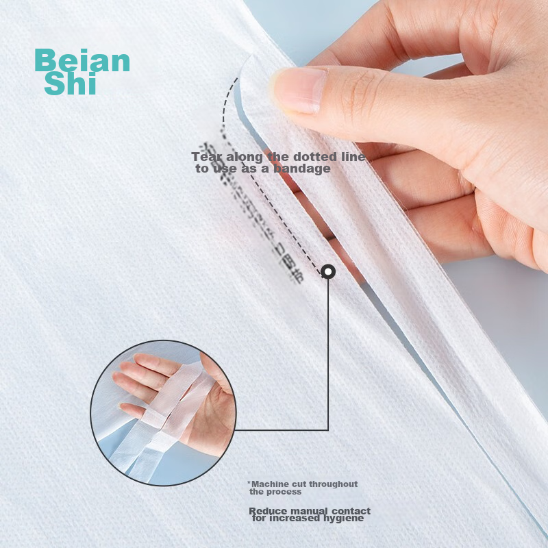 Beianshi (SMS Grade) Disposable Bed Sheet, Duvet Cover, Pillowcases, Thickened F...