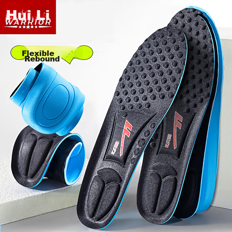 Warrior Sports Insoles for Men, Shock-Absorbing, Soft And Bouncy, Odor-Resistant...