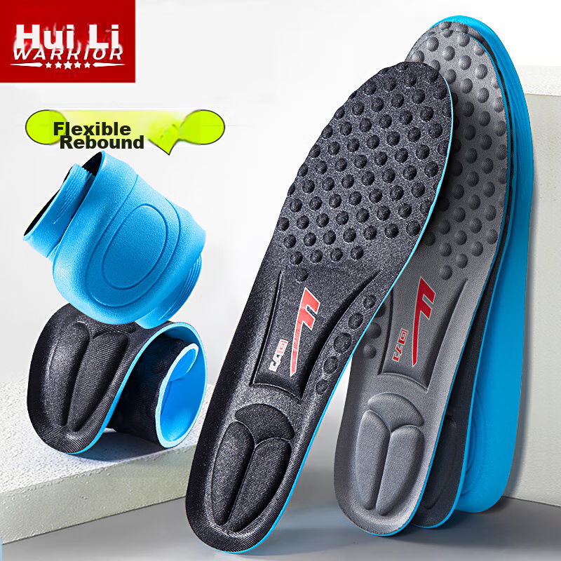 Warrior Sports Insoles for Men, Shock-Absorbing, Soft And Bouncy, Odor-Resistant...