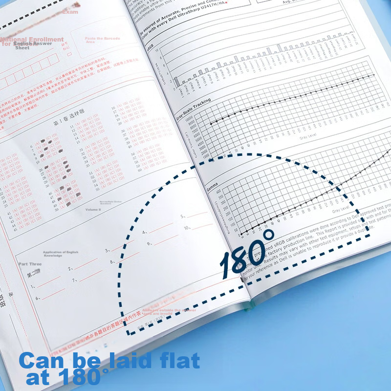 Chenguang (M&G) 10 Thick Transparent Slide Bar Folders, 8mm Water Drop Pull Rod...