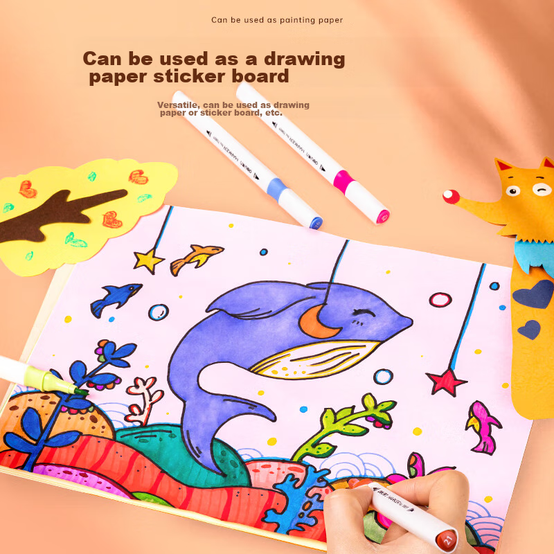 Deli A4 80g Light Green Copy Paper, Colored Printing Paper, Children's DIY Origa...