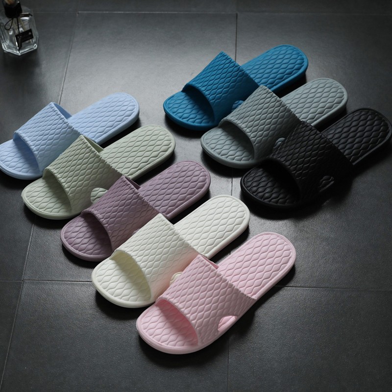 GUOLUOFEI  Home Slippers Indoor Anti-Slip Bath Shower Floor Flat Bottom Couple S...