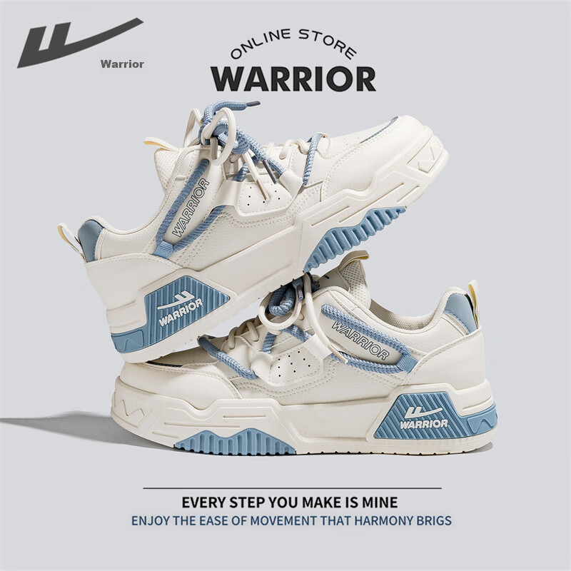 Warrior Official Men's Shoes, Autumn And Winter Sneakers, New Trendy Versatile B...