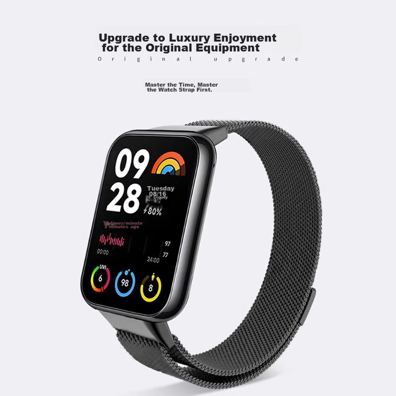 CHENSONG Magnetic Strap Compatible with Xiaomi Mi Band 9Pro/8Pro, Redmi Watch 5/...