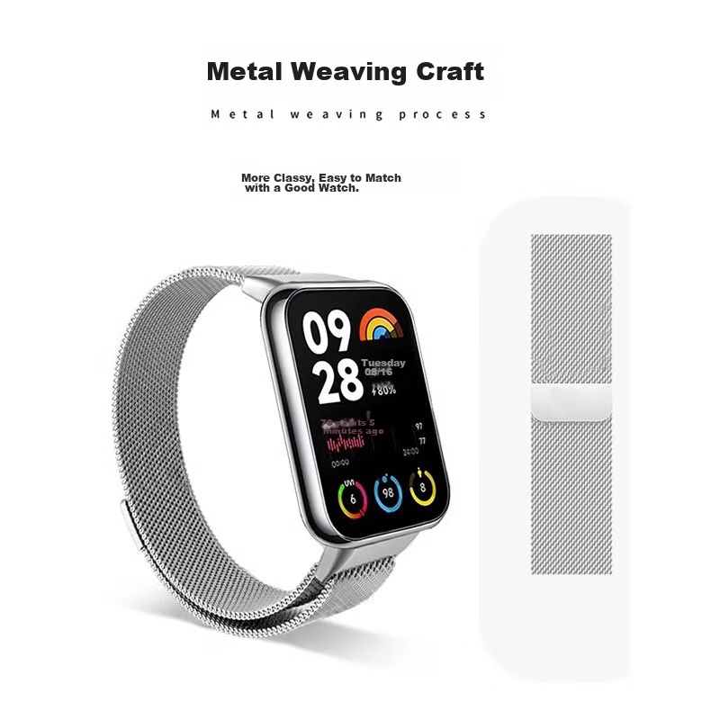 CHENSONG Magnetic Strap Compatible with Xiaomi Mi Band 9Pro/8Pro, Redmi Watch 5/...