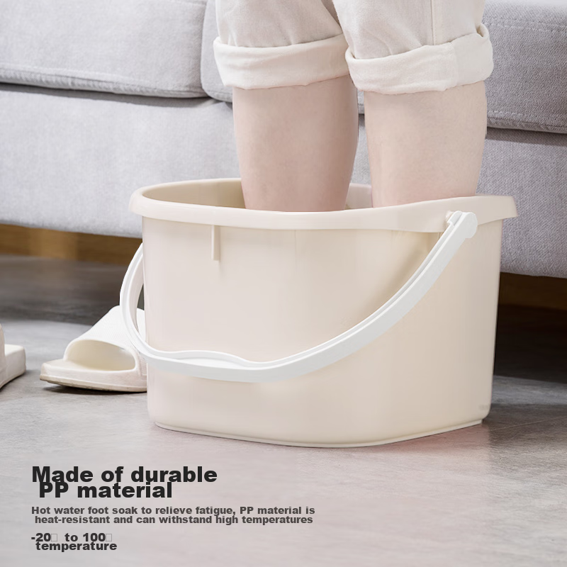 Camellia Foot Soaking Bucket, Foot Washing Basin, Plastic Foot Bath Tub, Foot Sp...