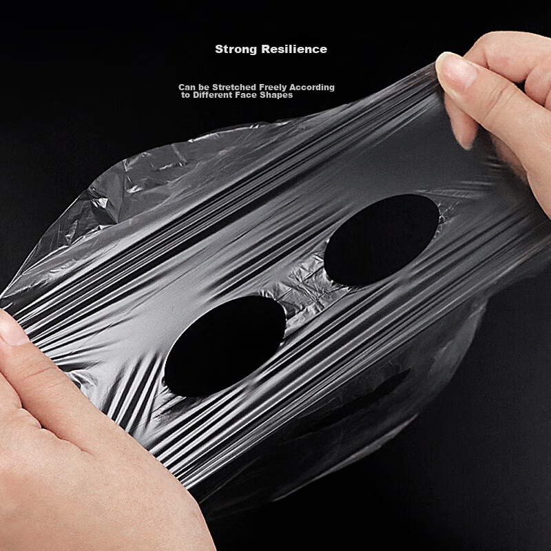 Chense Plastic Film Mask, Neck Mask, Disposable Plastic Mask Paper, Facial Beaut...