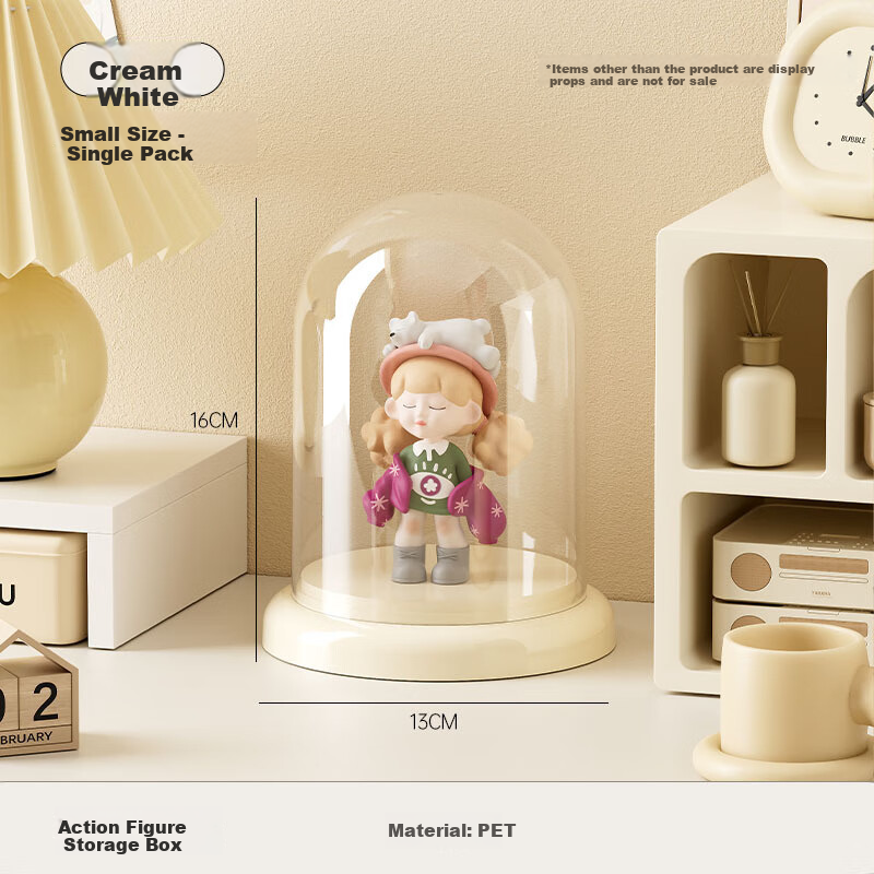 Fan Ye Home Doll Storage Bucket Household Desktop Transparent Dustproof Lego Fig...