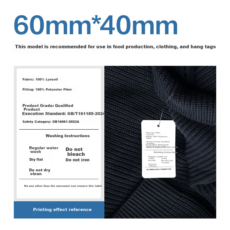 Deli White Linghai 60*40mm 950 Sheets*48 Rolls Three-proof Adhesive Thermal Labe...