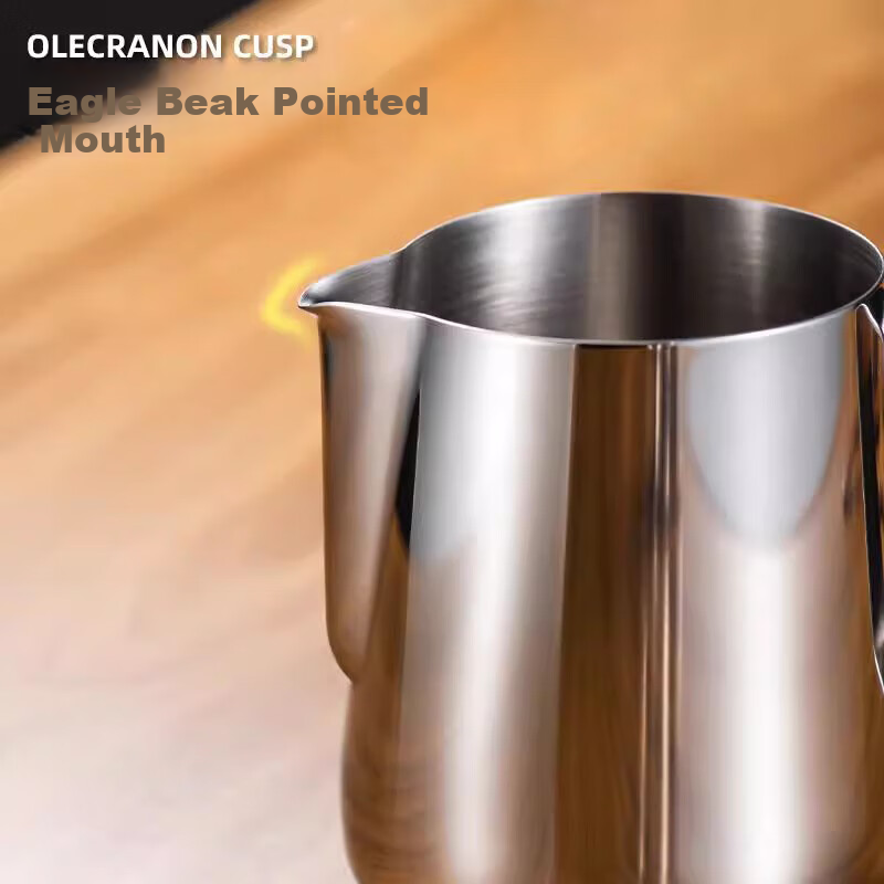 CLITON Coffee Latte Art Cup, Pointed Spout Latte Art Pitcher, Thickened 304 Stai...