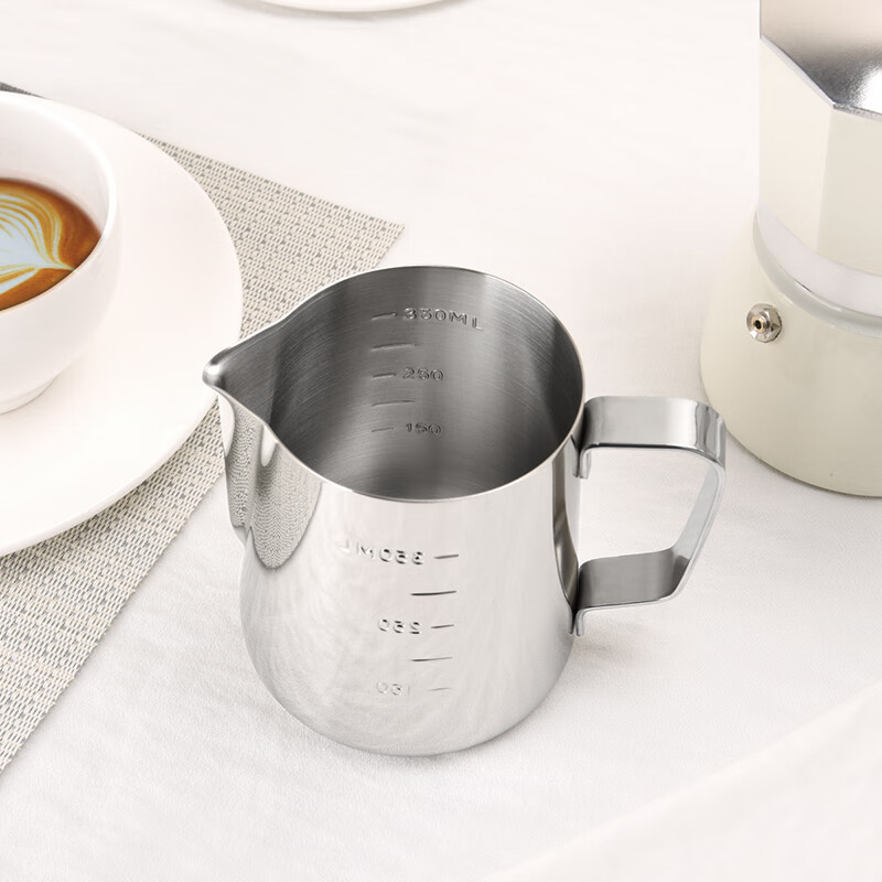 CLITON Coffee Latte Art Cup, Pointed Spout Latte Art Pitcher, Thickened 304 Stai...