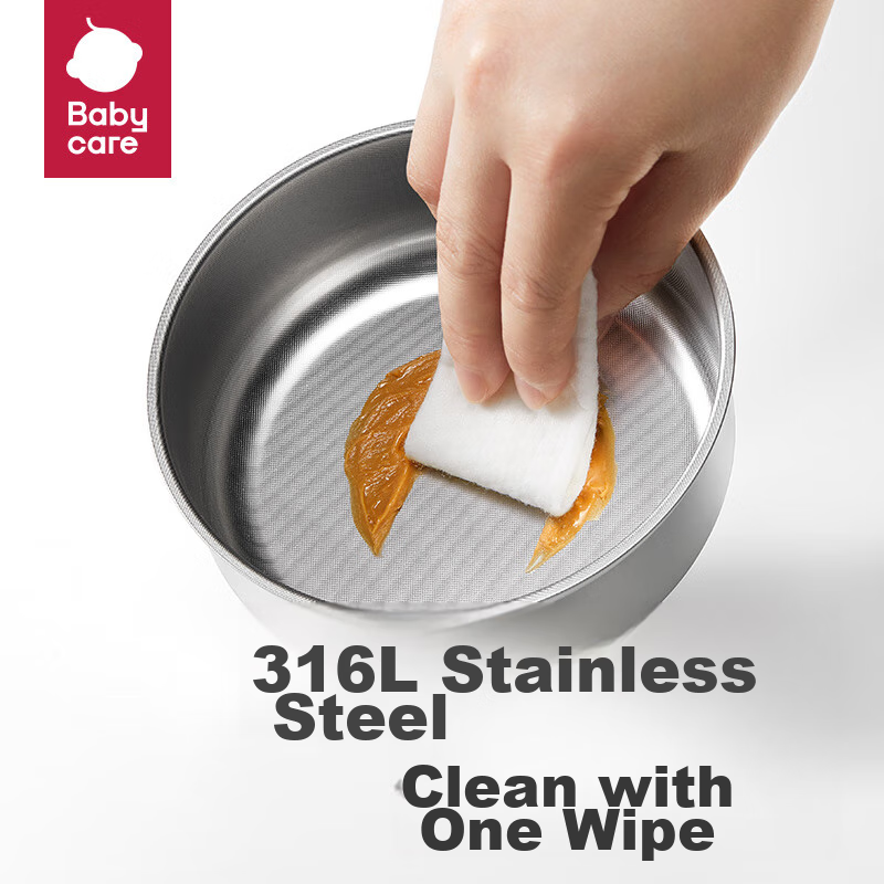 Babycare Portable Baby Food Bowl Set with Utensils, Travel Bowl, Fork, Spoon, Th...