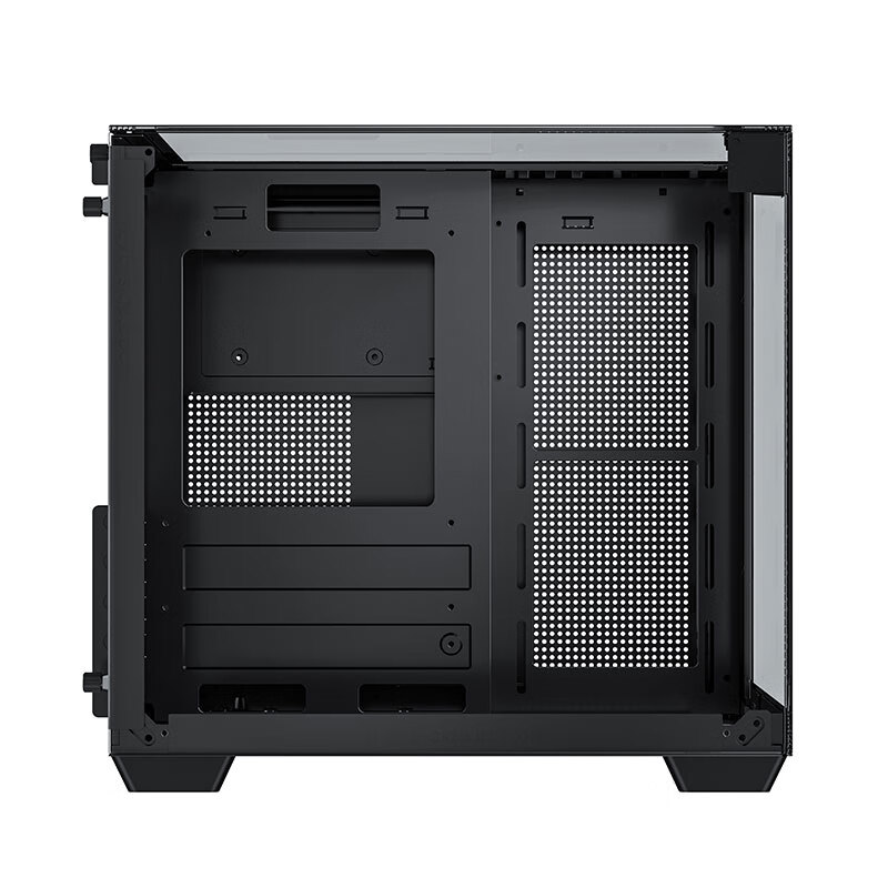 AOC Starry Sea CG389 Black Gaming Computer Case with Sea View House Design, Thre...