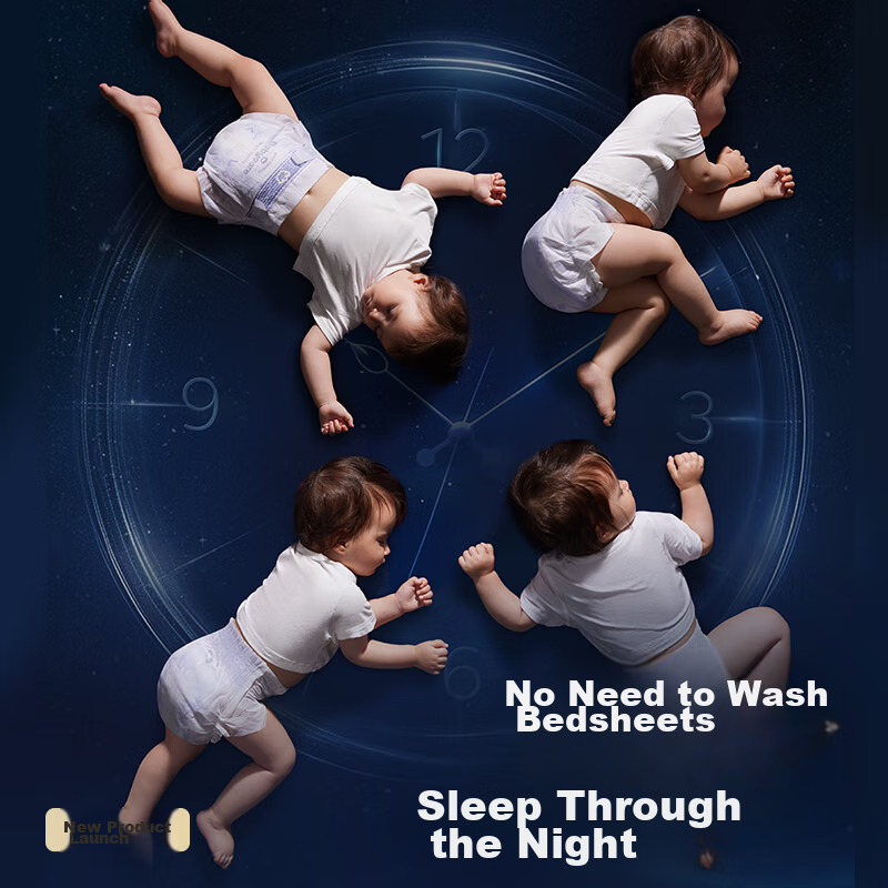 Babycare Overnight Diapers, L Size, 40 Pieces (9-14kg), High Absorbency, Breatha...