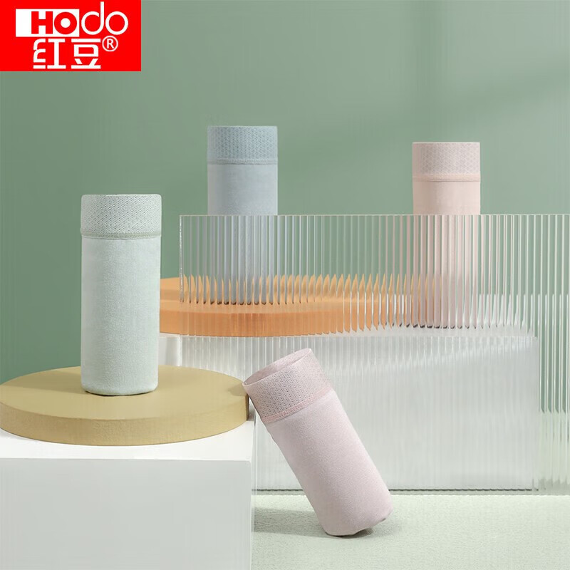 Hongdou Women's Underwear, Antibacterial Modal Breathable Solid Color Seamless T...