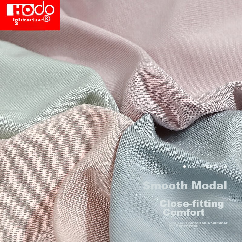 Hongdou Women's Underwear, Antibacterial Modal Breathable Solid Color Seamless T...