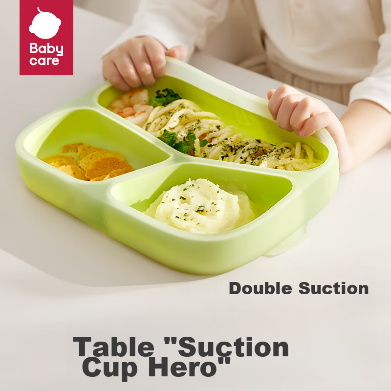 Babycare Baby Feeding Plate, Children's Tableware, Infant Learning to Eat, Compl...