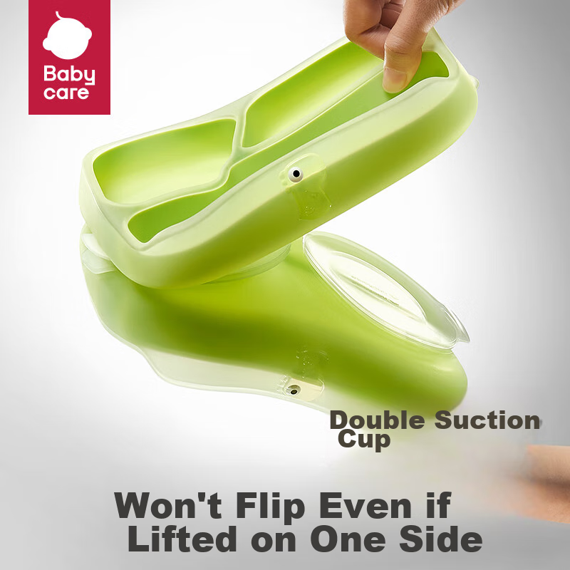 Babycare Baby Feeding Plate, Children's Tableware, Infant Learning to Eat, Compl...