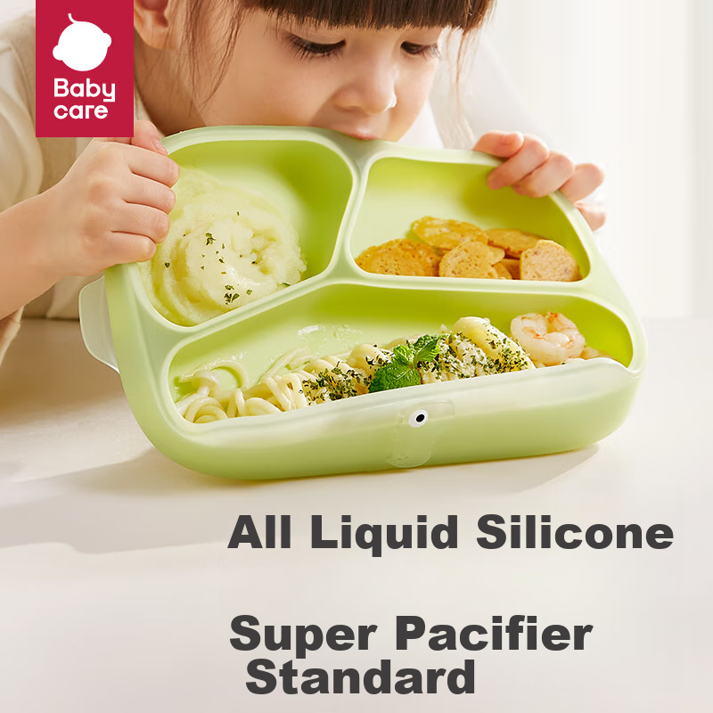 Babycare Baby Feeding Plate, Children's Tableware, Infant Learning to Eat, Compl...