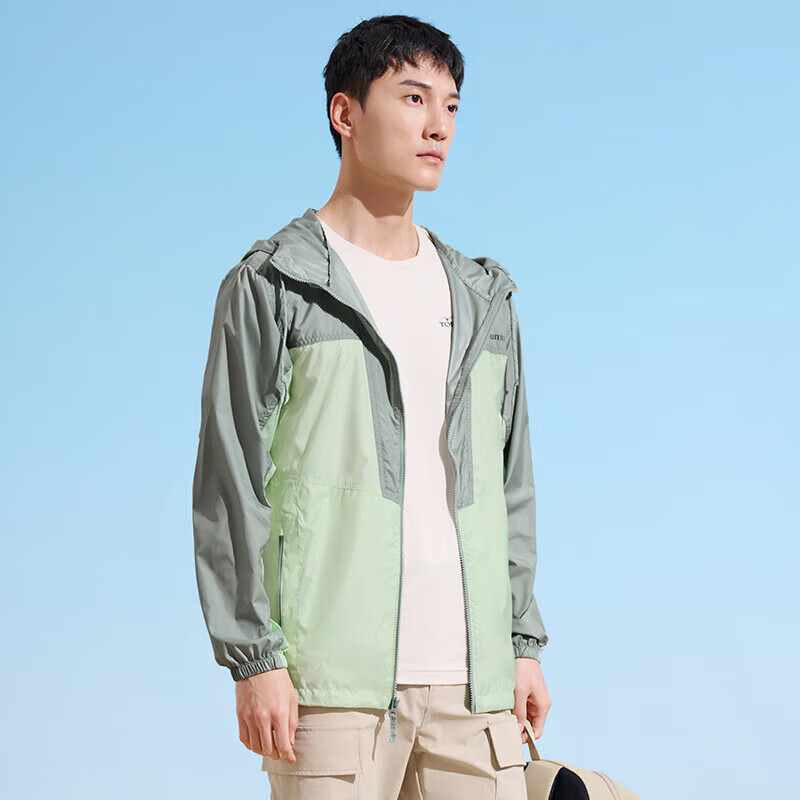 Columbia Men's Spring and Summer Waterproof Hooded Windproof Jacket WE9620 318 M