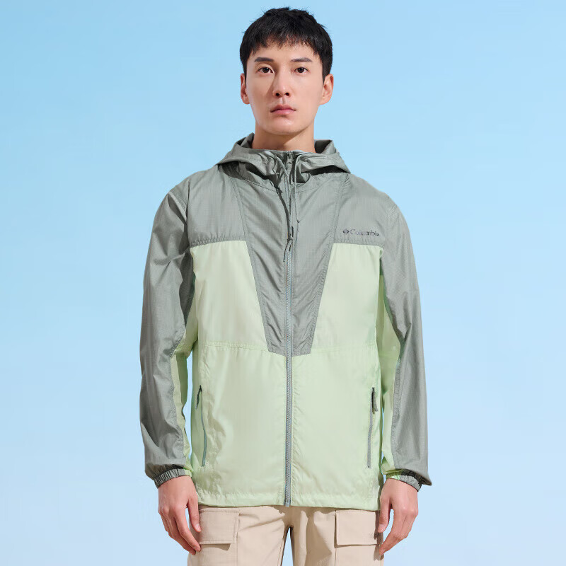 Columbia Men's Spring and Summer Waterproof Hooded Windproof Jacket WE9620 318 M
