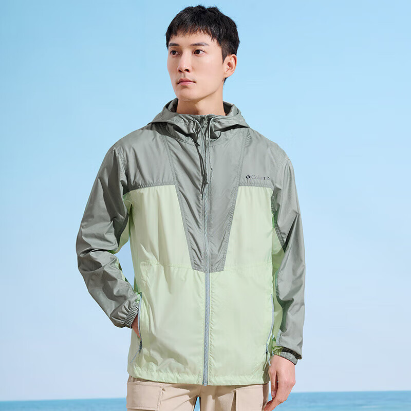 Columbia Men's Spring and Summer Waterproof Hooded Windproof Jacket WE9620 318 M