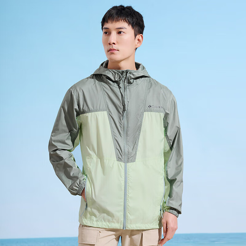 Columbia Men's Spring and Summer Waterproof Hooded Windproof Jacket WE9620 318 M