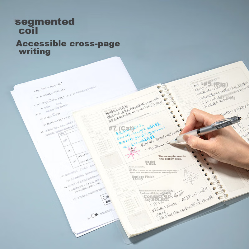 COMIX Arts And Sciences Loose-Leaf Error Correction Notebook, B5 Size, 60 Sheets...