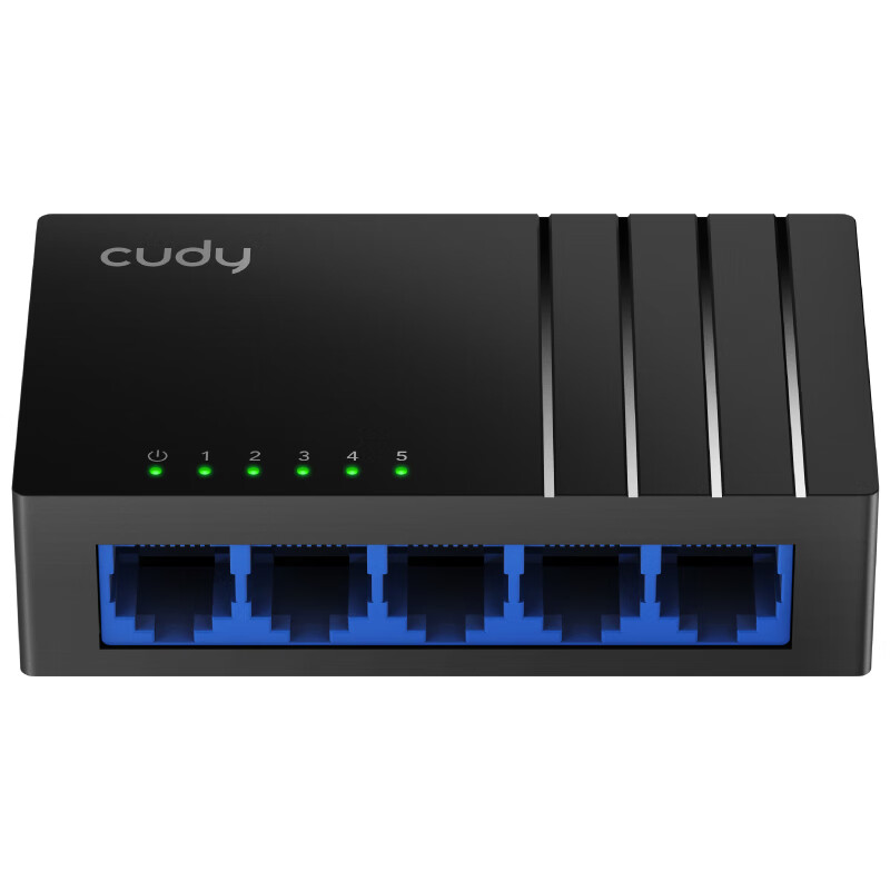 CUDY 5-Port Gigabit Ethernet Switch Hub Splitter, Wall-Mountable, Plug and Play