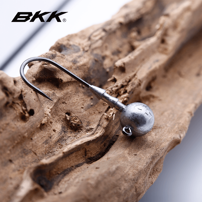 BKK 2x Reinforced Lead Head Hook Lure Soft Bait Hook Anti-Snagging Bottom Hook f...